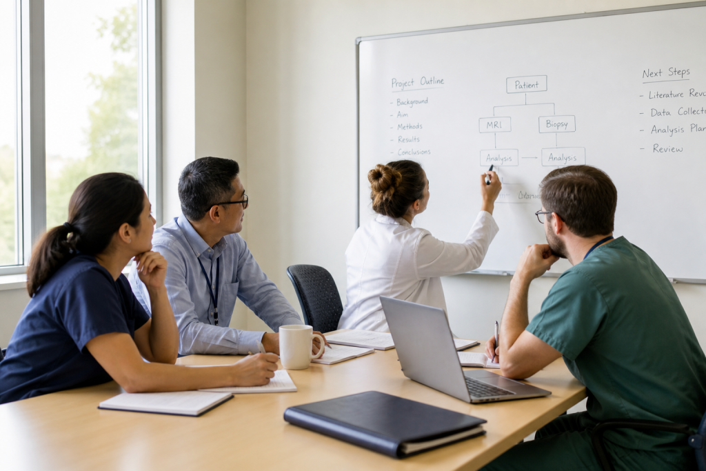 Research collaboration discussions
